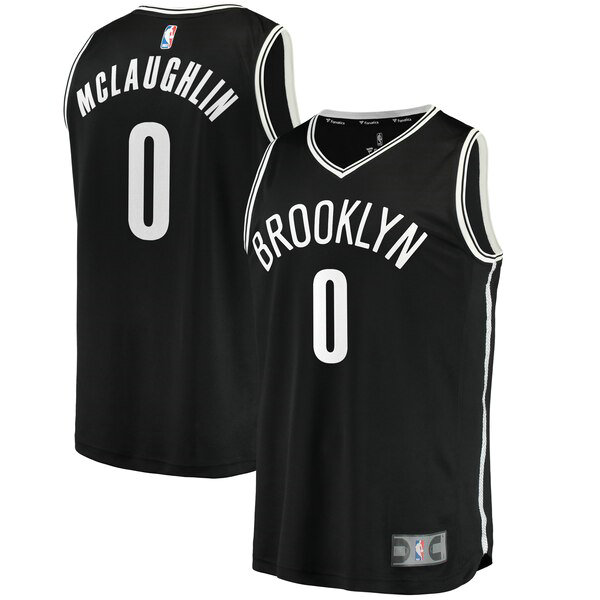 Camiseta Jordan McLaughlinAl Horford 0 Brooklyn Nets 2019 Negro Hombre